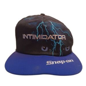 90's Vintage Snap-On Intimidator Tool Box Lightning All Over Print Snapback Hat